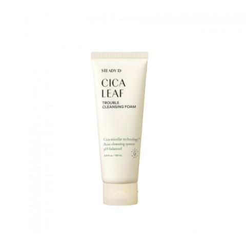 STEADY:D - Cica Leaf Trouble Cleansing Foam - 120ml STEADY:D - Cica Leaf Trouble Cleansing Foam - 120ml
