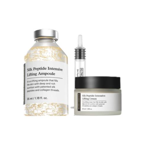SUNGBOON EDITOR - Silk Peptide Intensive Lifting Cream - 50ml (1ea) + Intensive Lifting Ampoule - 35ml (1ea) Set SUNGBOON EDITOR - Silk Peptide Intensive Lifting Cream - 50ml (1ea) + Intensive Lifting Ampoule - 35ml (1ea) Set