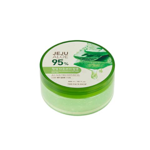 THE FACE SHOP - Gel Apaisant Fresh Jeju Aloe 95% - 300ml THE FACE SHOP - Gel Apaisant Fresh Jeju Aloe 95% - 300ml