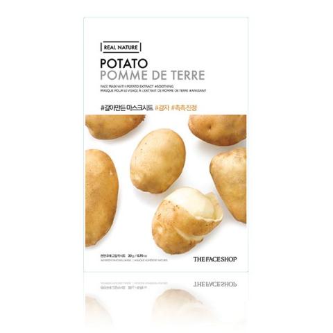 The Face Shop - Masque Visage Real Nature - Potato - 1pièce The Face Shop - Masque Visage Real Nature - Potato - 1pièce
