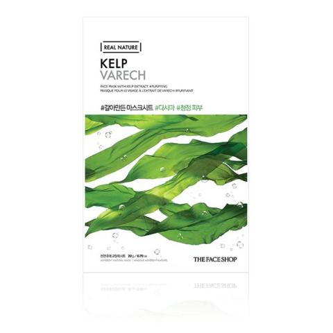 THE FACE SHOP - Nature réelle, Masque - Varech - 1pièce THE FACE SHOP - Nature réelle, Masque - Varech - 1pièce