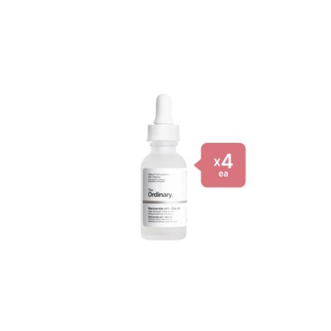 The Ordinary - Niacinamide 10% + Zinc 1% - 30ml (4ea) Set The Ordinary - Niacinamide 10% + Zinc 1% - 30ml (4ea) Set