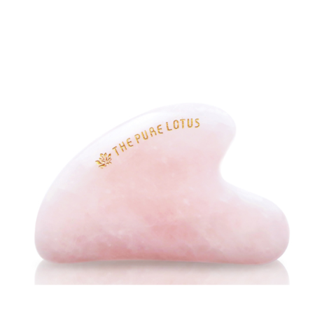 THE PURE LOTUS - Quartz rose Guasha - 1pièce(5.3*8.3cm)