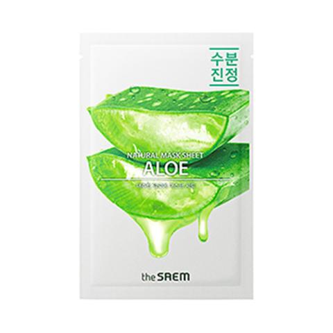 The Saem - Feuille de masque naturel - Aloe - 1pièce The Saem - Feuille de masque naturel - Aloe - 1pièce