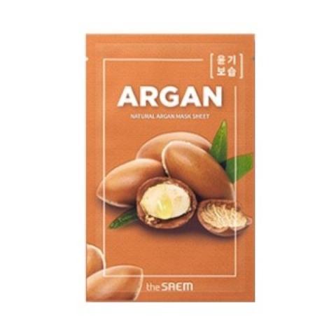The Saem - Feuille de masque naturel - Argan - 1pièce The Saem - Feuille de masque naturel - Argan - 1pièce
