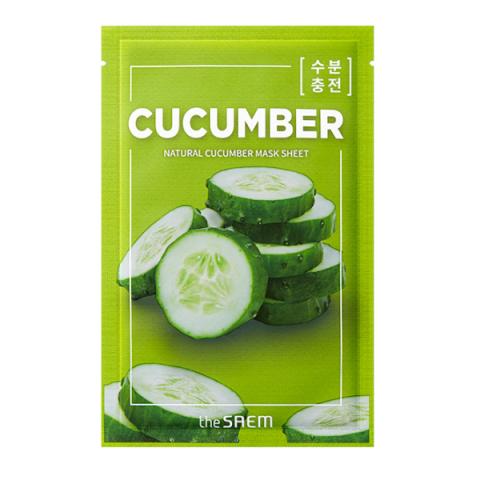 The Saem - Feuille de masque naturel - Cucumber - 1pièce The Saem - Feuille de masque naturel - Cucumber - 1pièce
