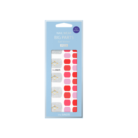 The Saem - Nail Wear Big Parts Gel Autocollant 08 - 32pièces The Saem - Nail Wear Big Parts Gel Autocollant 08 - 32pièces