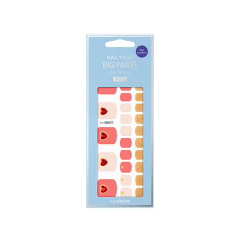 The Saem - Nail Wear Big Parts Gel Autocollant 09 - 32pièces The Saem - Nail Wear Big Parts Gel Autocollant 09 - 32pièces