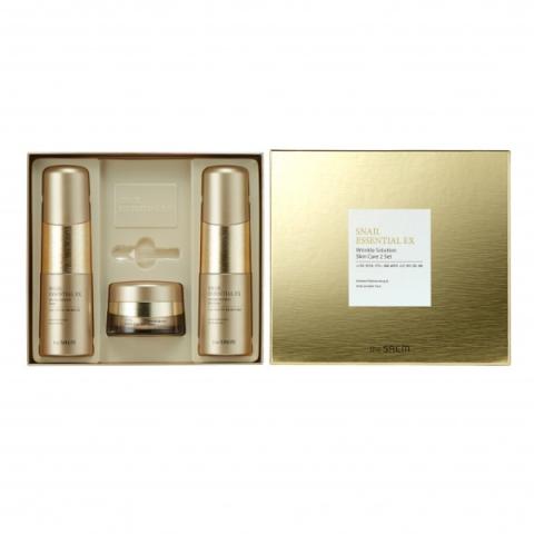 The Saem - Snail Essential EX Wrinkle Solution Skin Care 2 Set -... The Saem - Snail Essential EX Wrinkle Solution Skin Care 2 Set -...