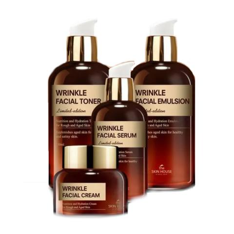 the SKIN HOUSE - Ensemble du visage anti-rides - 1 set (4 articles)