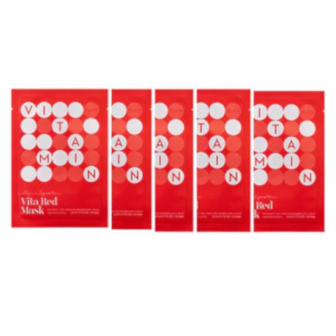 TIA'M - Mon Masque Signature Vita Rouge - 23ml*5pièces TIA'M - Mon Masque Signature Vita Rouge - 23ml*5pièces