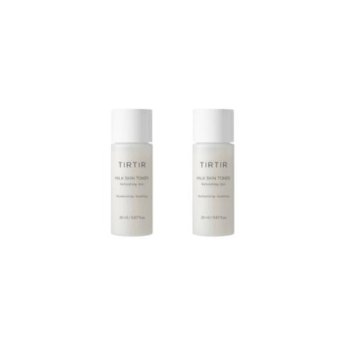 TIRTIR - Milk Skin Toner - 20ml (2ea) Set