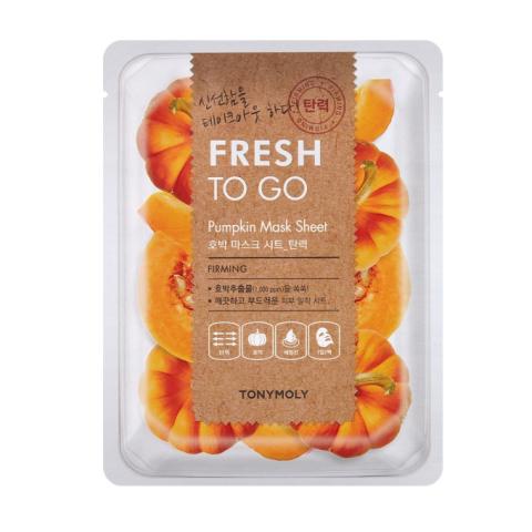 TONY MOLY - Fresh To Go, Feuille de masque - CITROUILLE - 1pièce