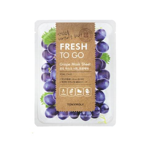 TONY MOLY - Fresh To Go, Feuille de masque - RAISIN - 1pièce TONY MOLY - Fresh To Go, Feuille de masque - RAISIN - 1pièce