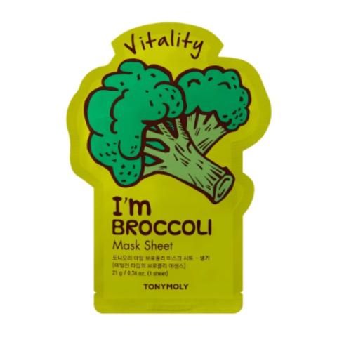 TONY MOLY - I'm Real Feuille de masque - Le brocoli - 21g