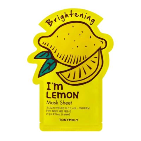 TONY MOLY - I'm Real Feuille de masque - Citron - 21g TONY MOLY - I'm Real Feuille de masque - Citron - 21g