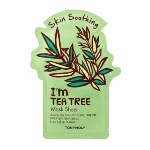 TONY MOLY - I'm Real Feuille de masque - Tea Tree - 21g TONY MOLY - I'm Real Feuille de masque - Tea Tree - 21g