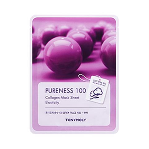 TONY MOLY - Pureness 100, Feuille de masque - Le collagène - 1pièce TONY MOLY - Pureness 100, Feuille de masque - Le collagène - 1pièce