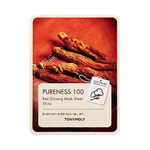 TONY MOLY - Pureness 100, Feuille de masque - Le ginseng rouge -... TONY MOLY - Pureness 100, Feuille de masque - Le ginseng rouge -...