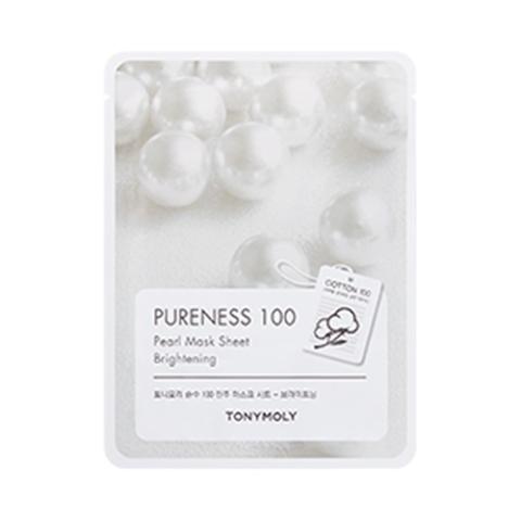 TONY MOLY - Pureness 100, Feuille de masque - Pearl - 1pièce TONY MOLY - Pureness 100, Feuille de masque - Pearl - 1pièce
