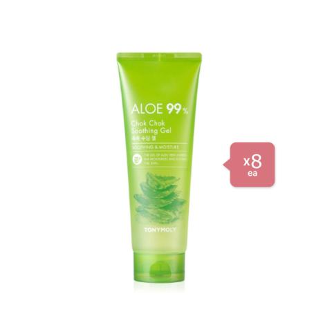 TONYMOLY - Aloe 99% Chok Chok Soothing Gel - 250ml (8ea) Set TONYMOLY - Aloe 99% Chok Chok Soothing Gel - 250ml (8ea) Set