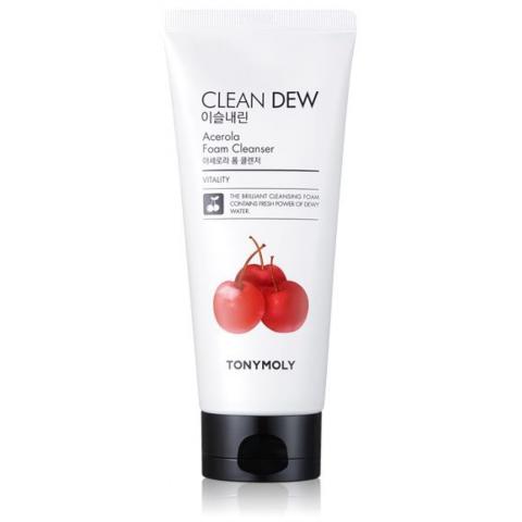Tonymoly - Clean Dew Foam Cleanser - Acerola