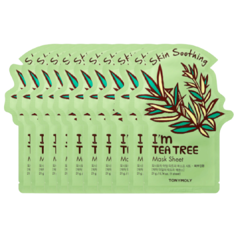 TONYMOLY - I'm Real Mask Sheet - Tea Tree - 10pièces