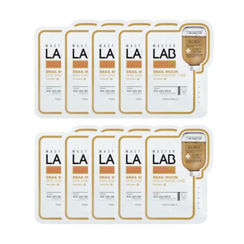TONYMOLY - Master Lab Real Mask Sheet - Snail Mucin - 1pc (10ea) Set TONYMOLY - Master Lab Real Mask Sheet - Snail Mucin - 1pc (10ea) Set