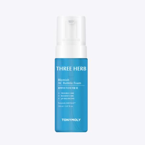 TONYMOLY - Mousse à bulles AC aux trois herbes - 150ml TONYMOLY - Mousse à bulles AC aux trois herbes - 150ml