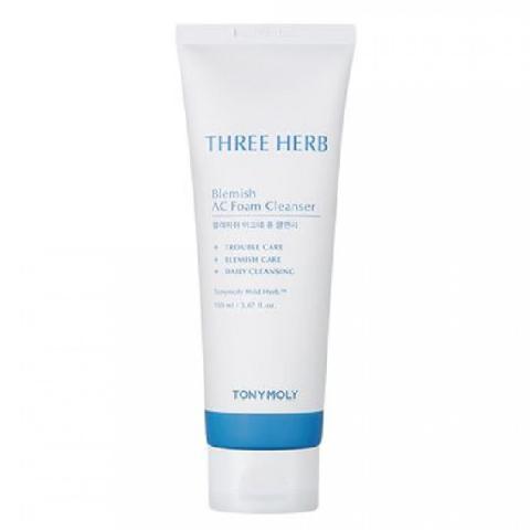 TONYMOLY - Nettoyant moussant AC Three Herb Blemish - 150ml TONYMOLY - Nettoyant moussant AC Three Herb Blemish - 150ml