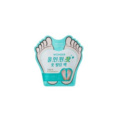 TONYMOLY - Pack d'exfoliation des pieds Wonder All-in-One Shot TONYMOLY - Pack d'exfoliation des pieds Wonder All-in-One Shot