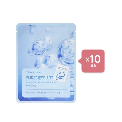 TONYMOLY - Set Feuille de masque Pureness 100 - Hyaluronic Acid... TONYMOLY - Set Feuille de masque Pureness 100 - Hyaluronic Acid...