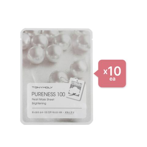TONYMOLY - Set Feuille de masque Pureness 100 - Pearl (10ea) Set TONYMOLY - Set Feuille de masque Pureness 100 - Pearl (10ea) Set