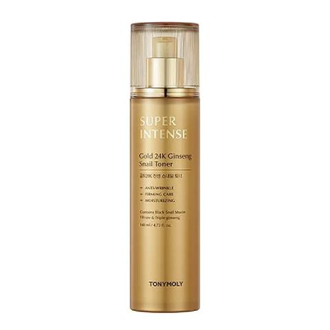 TONYMOLY - Toner Super Intense Gold 24K Ginseng Escargot - 140ml TONYMOLY - Toner Super Intense Gold 24K Ginseng Escargot - 140ml