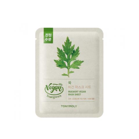 TONYMOLY - Truegreen Feuille de masque végétalien - 1pièce - Mugwort
