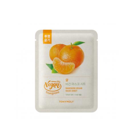 TONYMOLY - Truegreen Vegan Mask Sheet - 1pièce - Mandarin TONYMOLY - Truegreen Vegan Mask Sheet - 1pièce - Mandarin