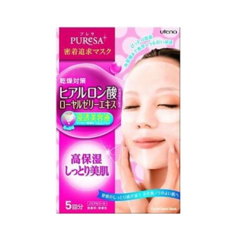 Utena - Masque en feuille Puresa - Hyaluronic Acid - 5pièce