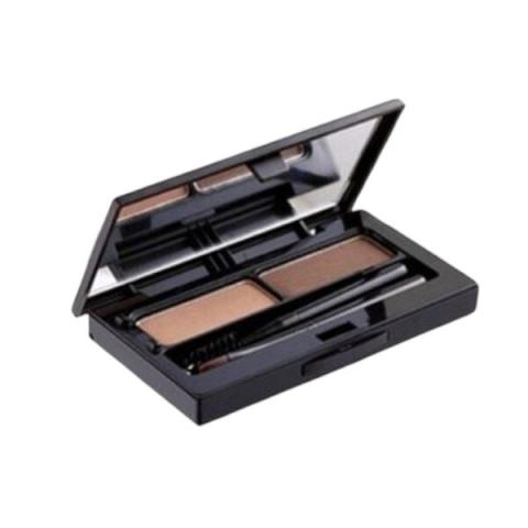 VDIVOV - Mega Brow Pacte - 5.5g - No.02 Medium Brown / Dark Grey