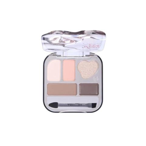 VEECCI - Palette de fards à paupières et d'aegyo-sal brillants et vibrants - 4g - M01 Brown