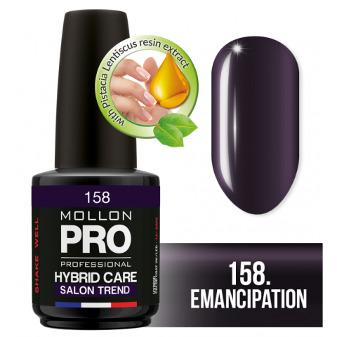 Vernis Semi-permanent Hybrid Care Mollon Pro 15ml 158 Vernis Semi-permanent Hybrid Care Mollon Pro 15ml 158