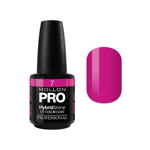 Vernis Semi-Permanent Hybrid Shine Mollon Pro 15ml Fuchsia - 07 Vernis Semi-Permanent Hybrid Shine Mollon Pro 15ml Fuchsia - 07