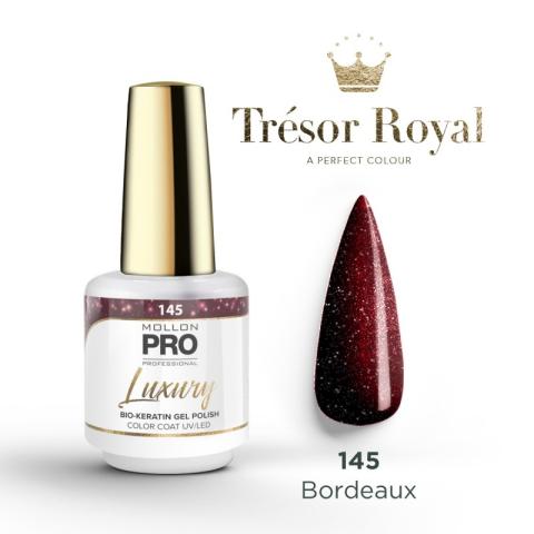 Vernis semi-permanent Luxury n°145 Bordeaux Mollon Pro 8ML Vernis semi-permanent Luxury n°145 Bordeaux Mollon Pro 8ML