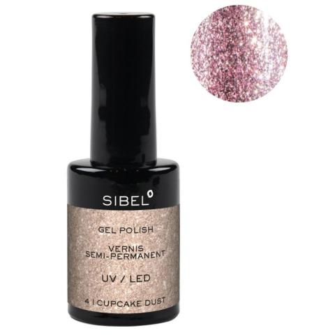 Vernis semi-permanent n°4 Cupcake Dust Sibel 14ML Vernis semi-permanent n°4 Cupcake Dust Sibel 14ML