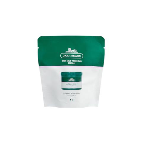 VT - Cica Tampon de toner doux (recharge) - 60ea/130ml VT - Cica Tampon de toner doux (recharge) - 60ea/130ml