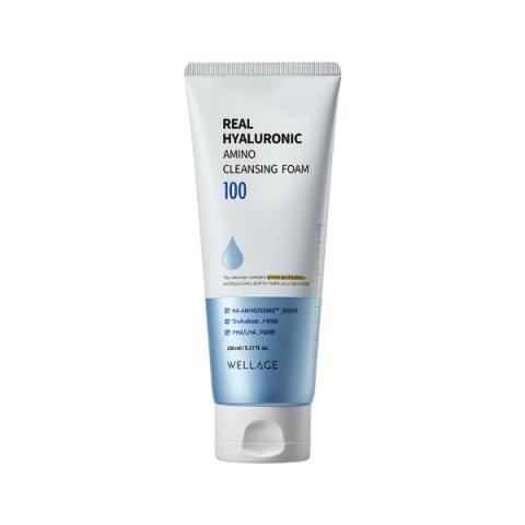 Wellage - Real Hyaluronic Mousse nettoyante aminée - 150ml Wellage - Real Hyaluronic Mousse nettoyante aminée - 150ml