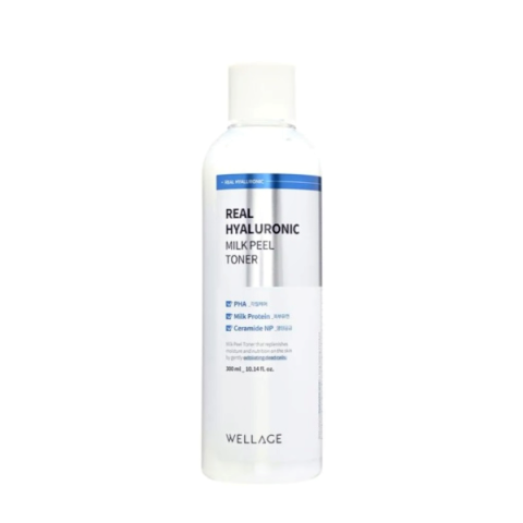 Wellage - Real Hyaluronic Tonique Peeling au Lait - 300ml Wellage - Real Hyaluronic Tonique Peeling au Lait - 300ml