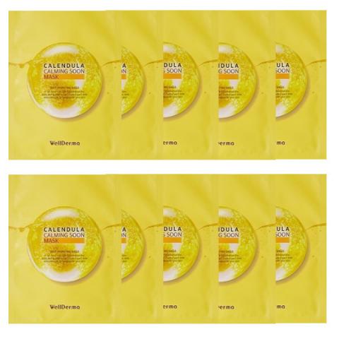 WELLDERMA - Calendula Calming Soon Masque - 10ml*10pièces