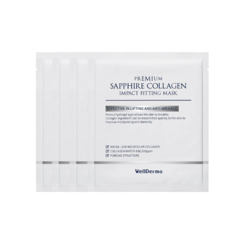 WELLDERMA - Collagen Impact Masque d'ajustement - 4pièces WELLDERMA - Collagen Impact Masque d'ajustement - 4pièces
