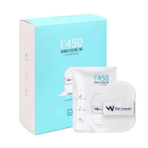 Wish Formula - C450 Tampon Peeling Bubble - 1pack (4pièces)