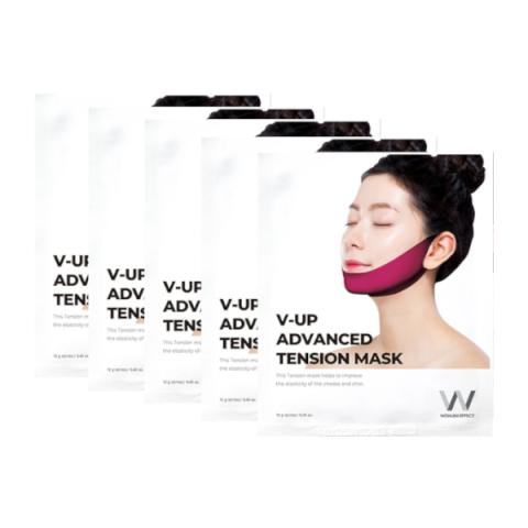 Wonjin - Pack de masques de tension avancés V-UP - 12gX5pièces Wonjin - Pack de masques de tension avancés V-UP - 12gX5pièces
